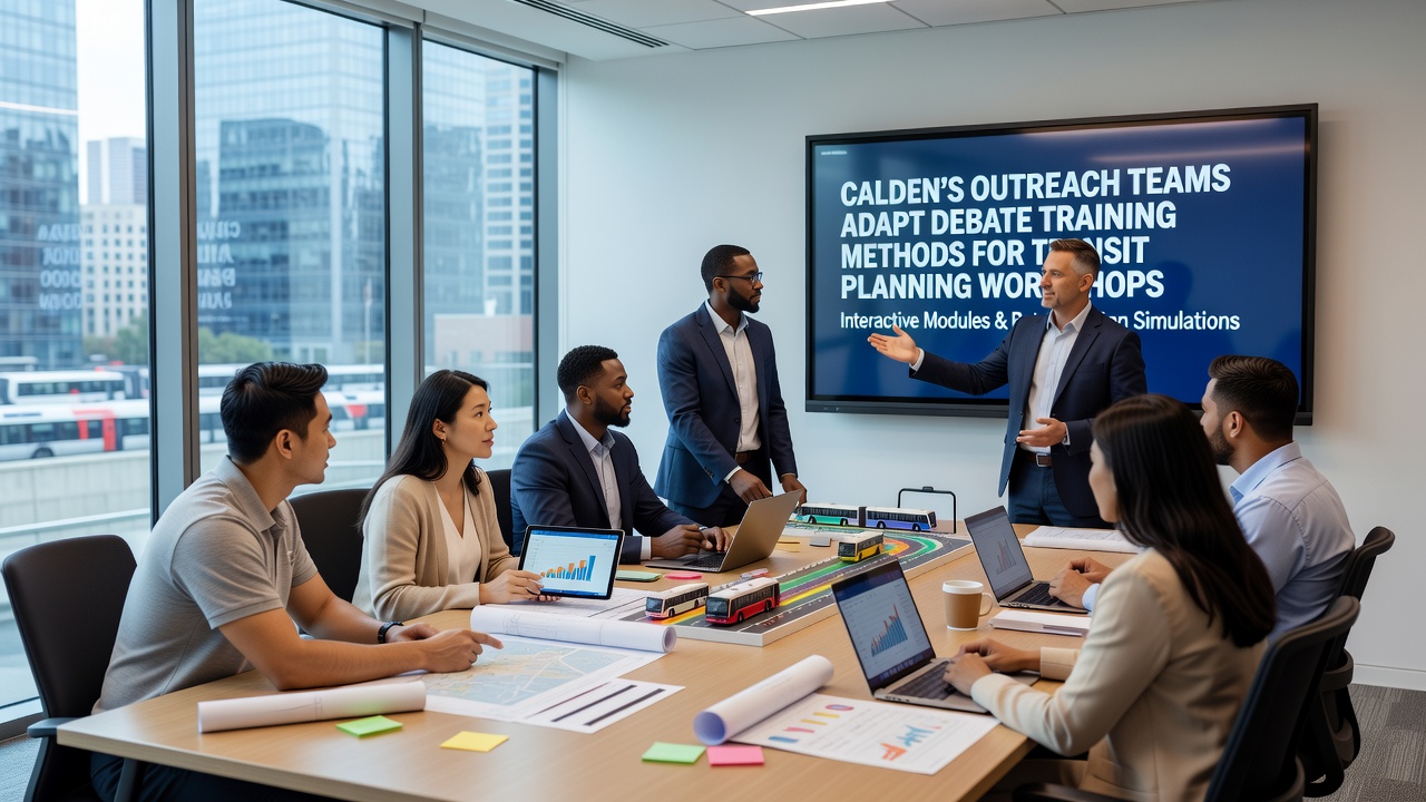 Calden's Outreach Teams Adapt Debate Training Methods for Transit Planning Workshops