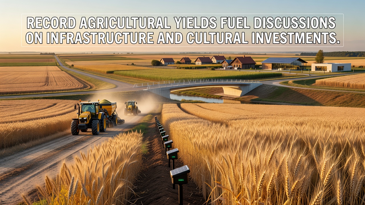 Record Agricultural Yields Fuel Discussions on Infrastructure and Cultural Investments